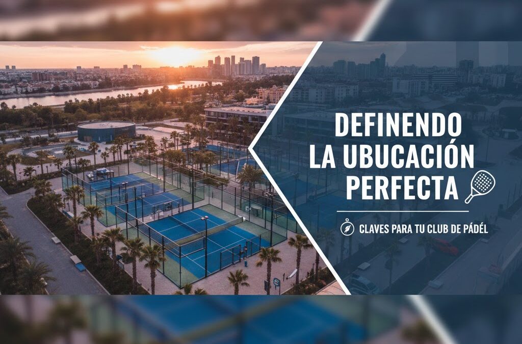 definir ubicación para un club de pádel