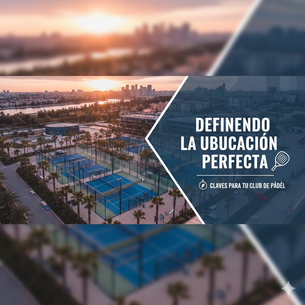 definir ubicación para un club de pádel